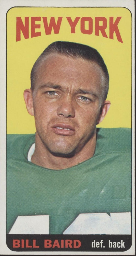 Bill Baird 1965 Topps Oversized RC #111 New York Jets EX - Collector Store LLC