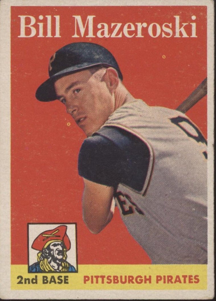 Bill Mazeroski 1958 Topps #238 Pittsburgh Pirates VG - EX - Collector Store LLC