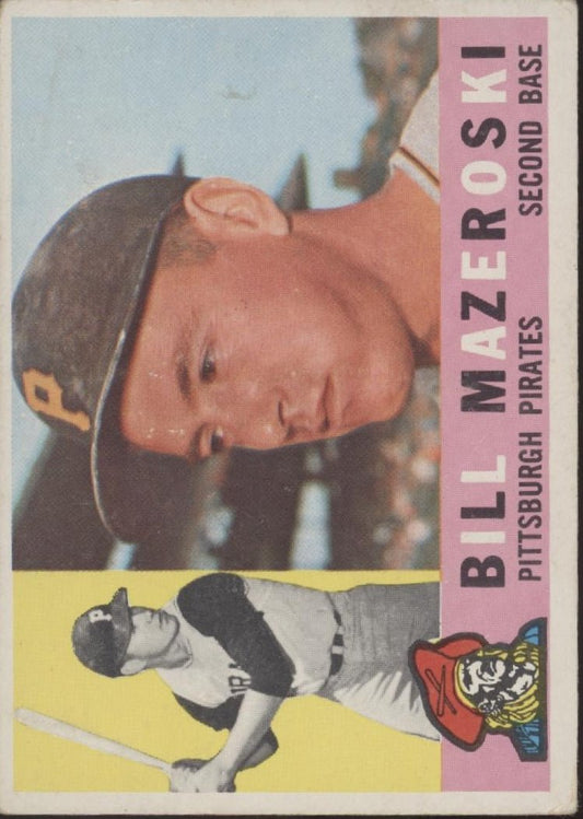 Bill Mazeroski 1960 Topps #55 Pittsburgh Pirates VG - EX #2 - Collector Store LLC