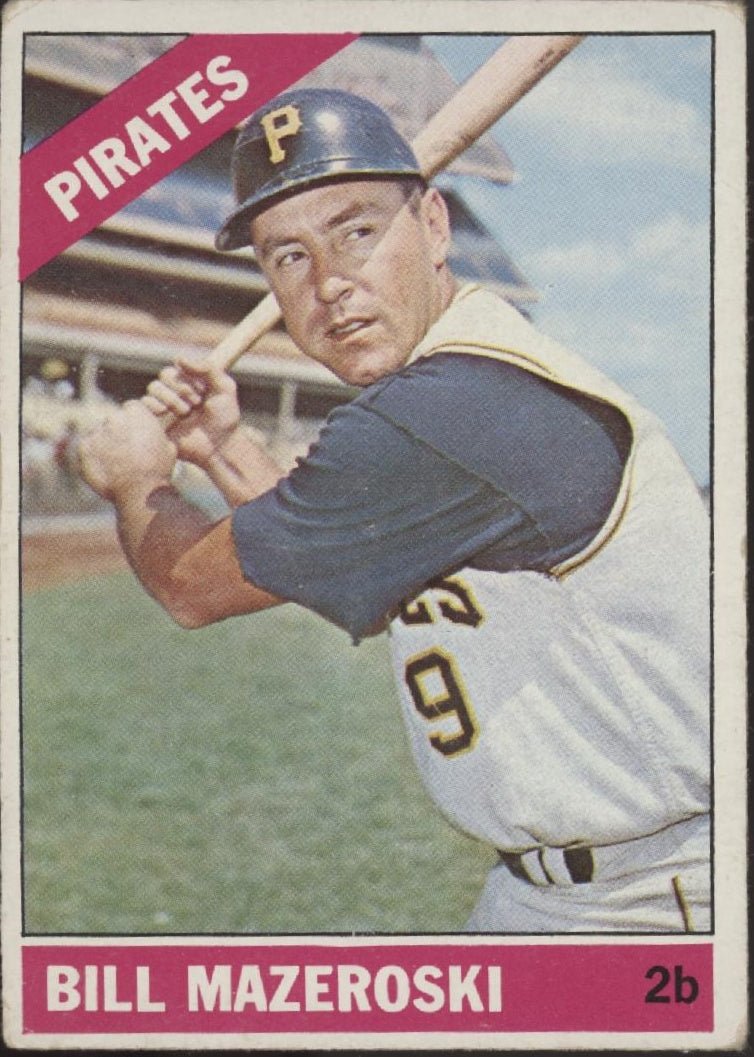 Bill Mazeroski 1966 Topps #210 Pittsburgh Pirates VG - Collector Store LLC