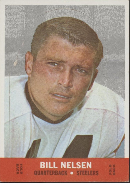Bill Nelsen 1968 Topps Stand Up Insert Pittsburgh Steelers EX - Collector Store LLC