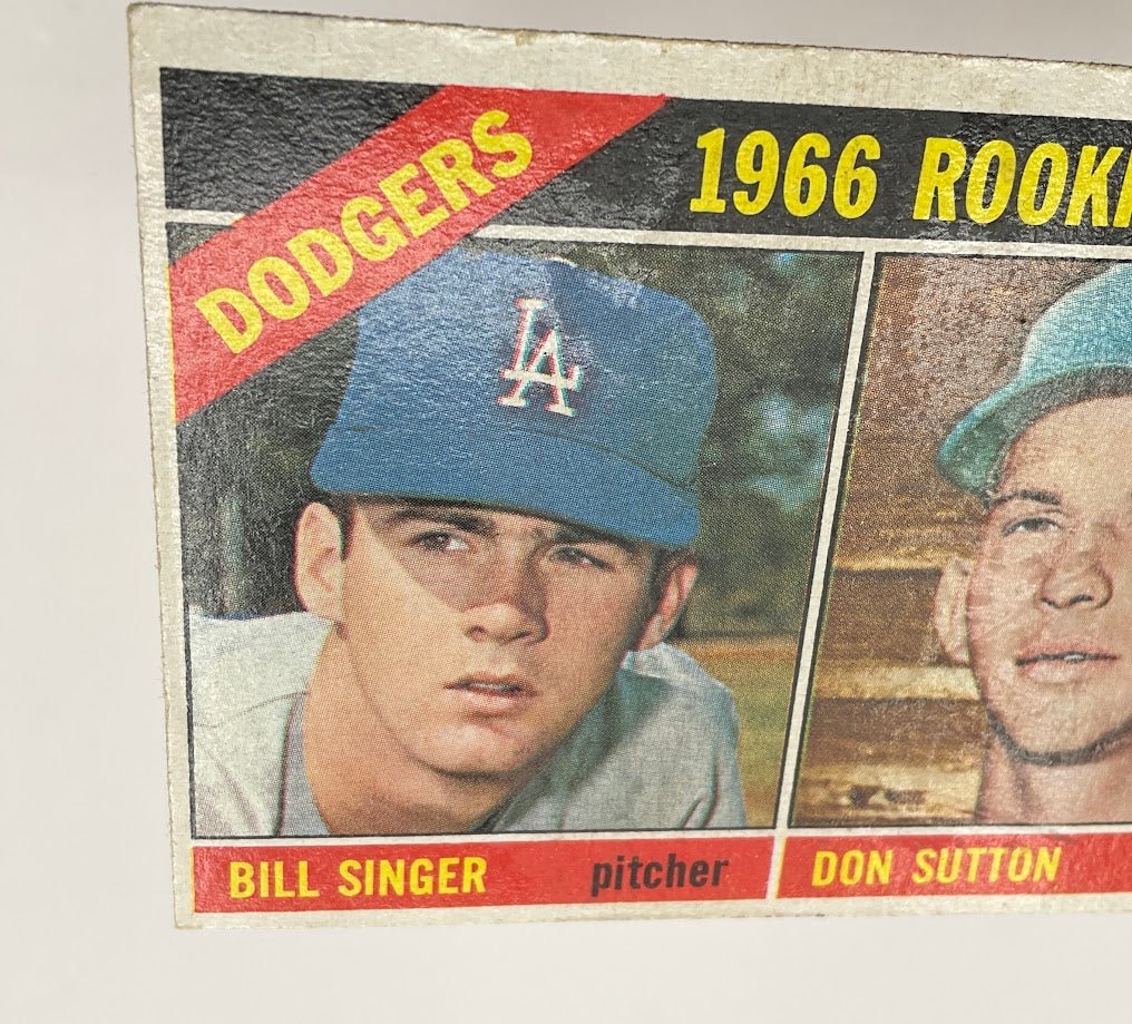 Bill Singer / Don Sutton 1966 Topps Rookie Stars RC #288 EX - Collector Store LLC