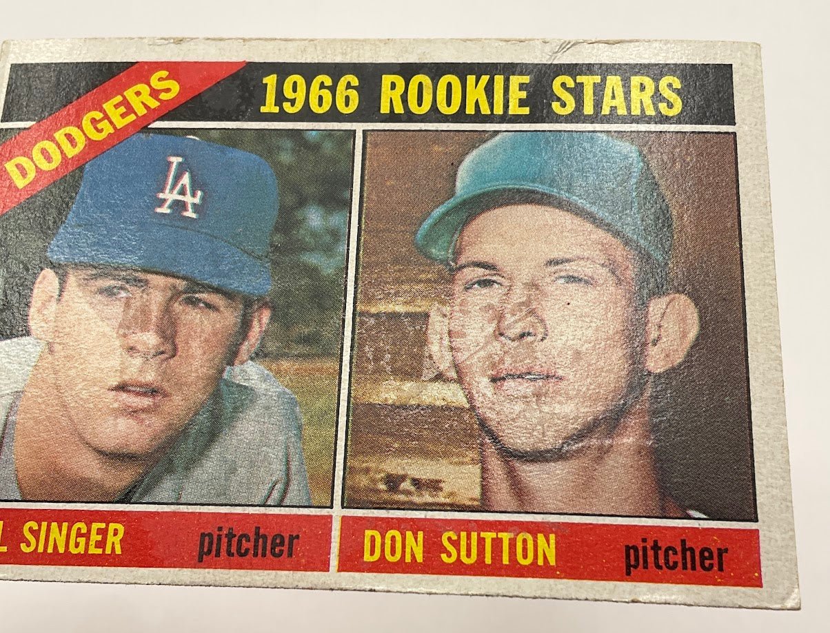 Bill Singer / Don Sutton 1966 Topps Rookie Stars RC #288 EX - Collector Store LLC