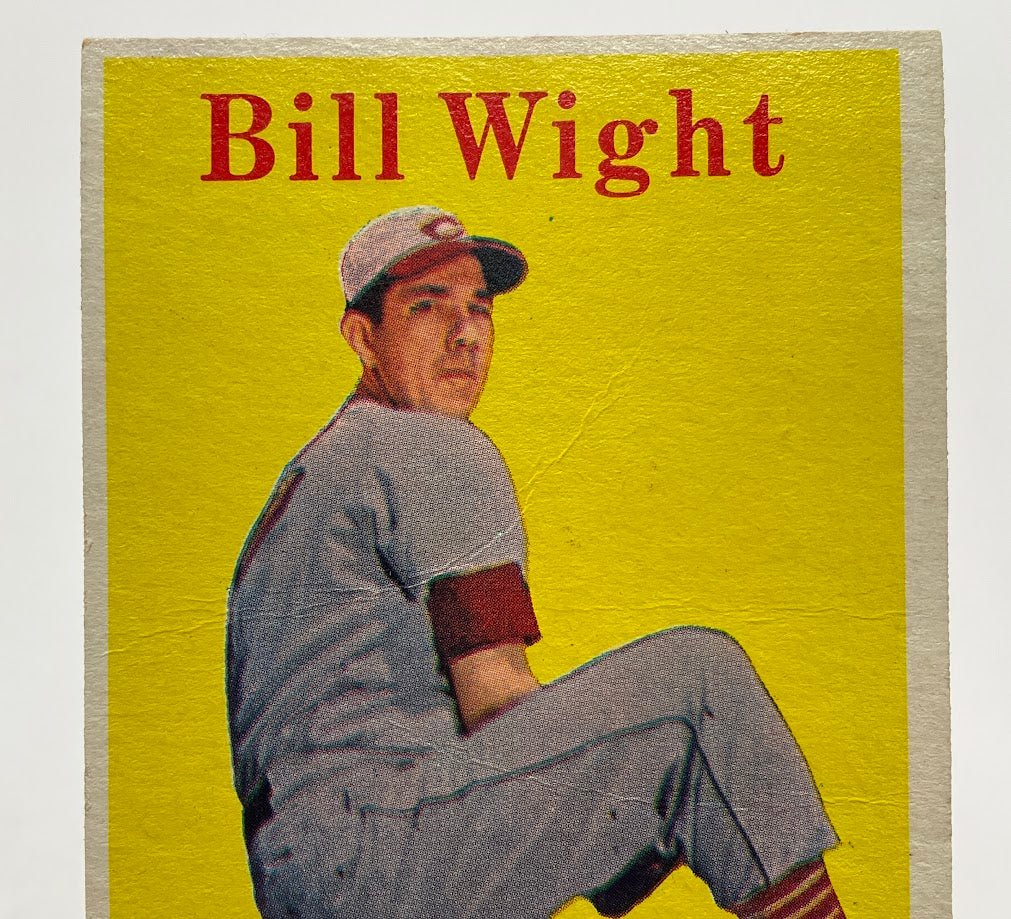 Bill Wight 1958 Topps #237 Cincinnati Redlegs EX - Collector Store LLC