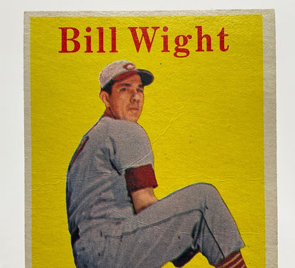 Bill Wight 1958 Topps #237 Cincinnati Redlegs EX - Collector Store LLC
