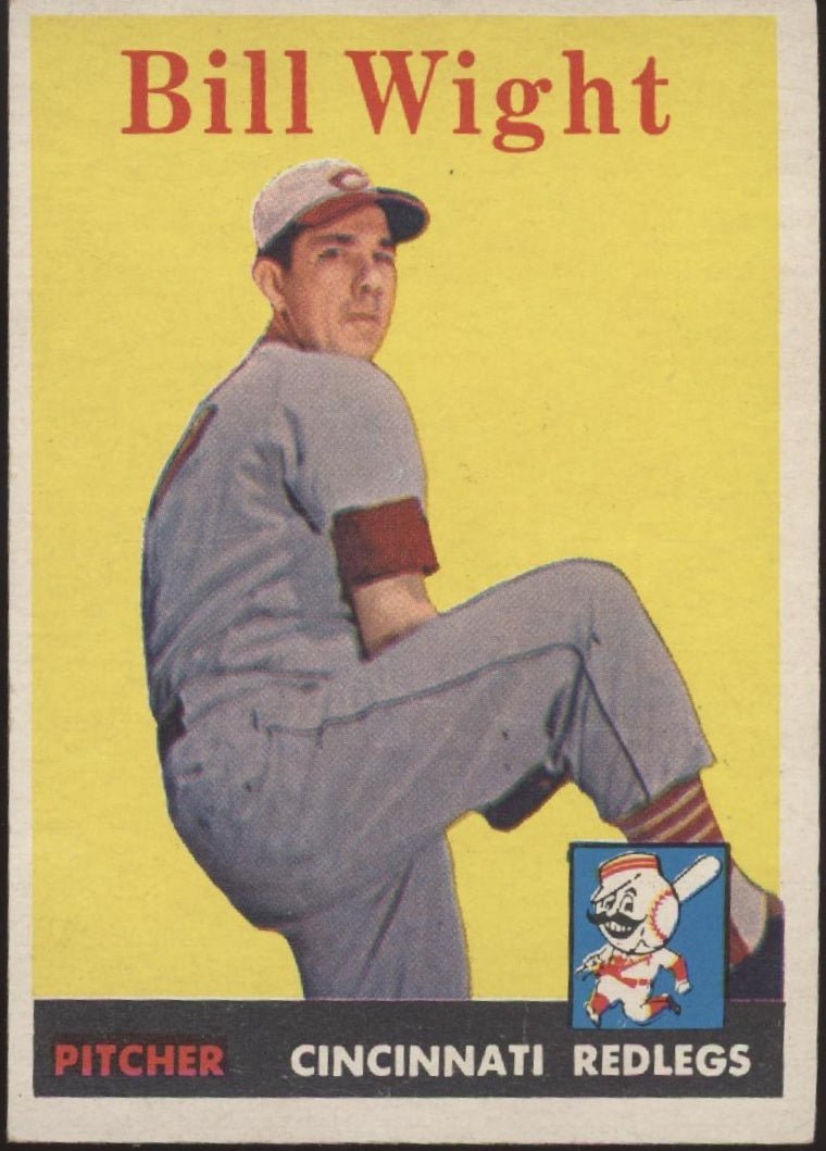 Bill Wight 1958 Topps #237 Cincinnati Redlegs EX - Collector Store LLC