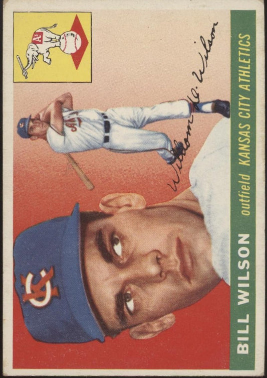 Bill Wilson 1955 Topps #86 Kansas City Athletics VG #4 - Collector Store LLC