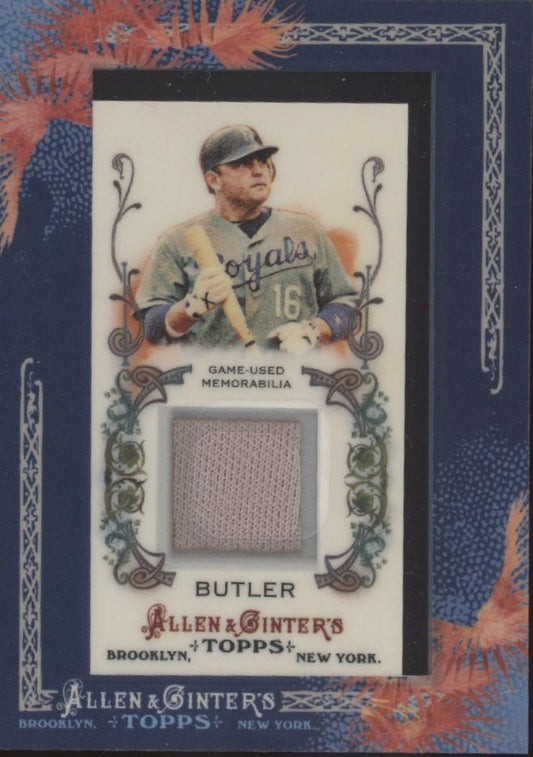 Billy Butler 2011 Topps Allen & Ginter Mini Framed Swatch #AGR - BB - Collector Store LLC