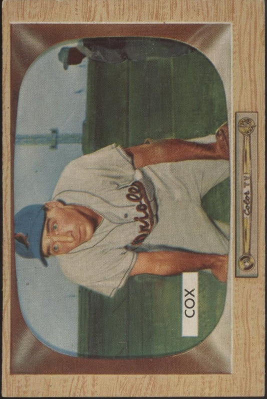 Billy Cox 1955 Bowman #56 Baltimore Orioles VG - Collector Store LLC