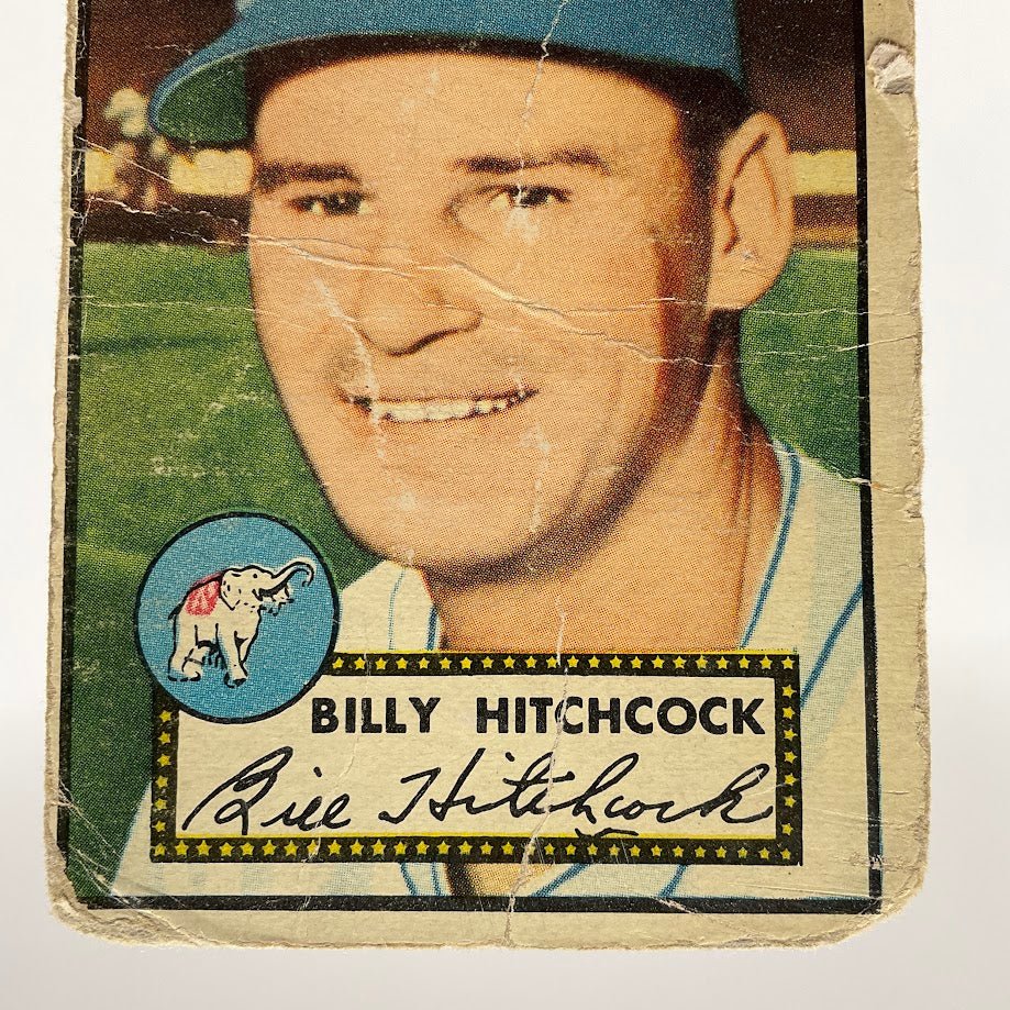 Billy Hitchcock 1952 Topps #182 Philadelphia Athletics PR - Collector Store LLC