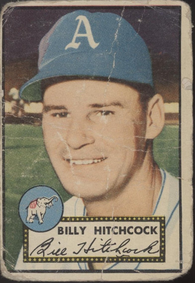 Billy Hitchcock 1952 Topps #182 Philadelphia Athletics PR - Collector Store LLC