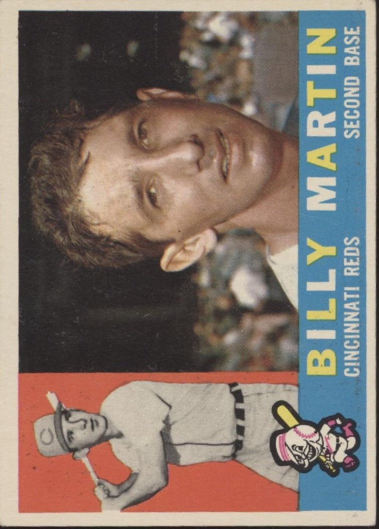 Billy Martin 1960 Topps #173 Cincinnati Reds VG #2 - Collector Store LLC