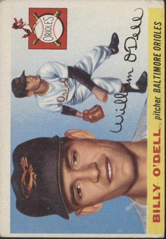 Billy O'Dell 1955 Topps RC #57 Baltimore Orioles VG - Collector Store LLC