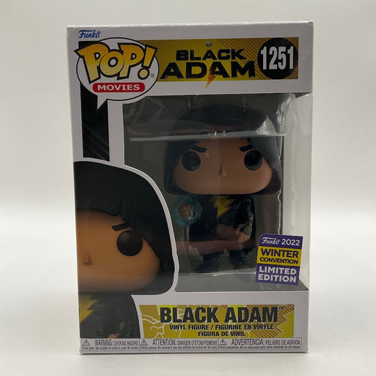 Black Adam Funko Pop! Movies 1251 2022 Winter Convention - Collector Store LLC