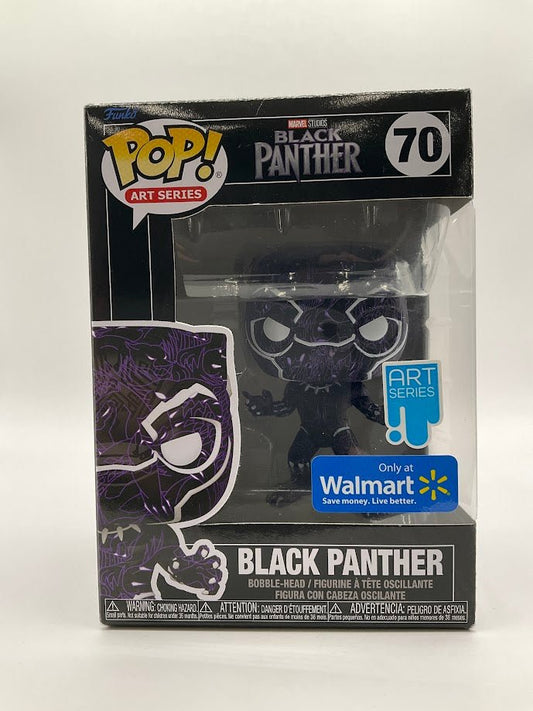 Black Panther Funko Pop! Art Series #70 Walmart Exclusive - Collector Store LLC