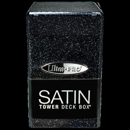 Ultra Pro: Glitter Satin Tower Deck Box (Black)