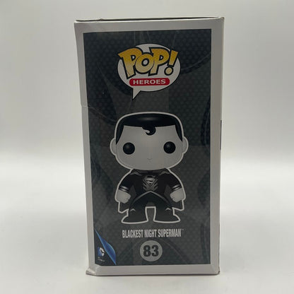 Blackest Night Superman Funko Pop! DC Super Heroes #83 GameStop Exclusive - Collector Store LLC