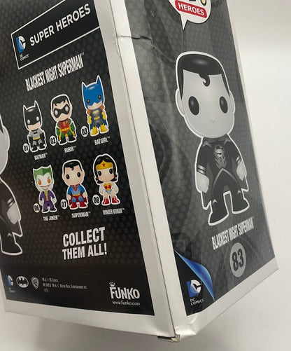 Blackest Night Superman Funko Pop! DC Super Heroes #83 GameStop Exclusive - Collector Store LLC
