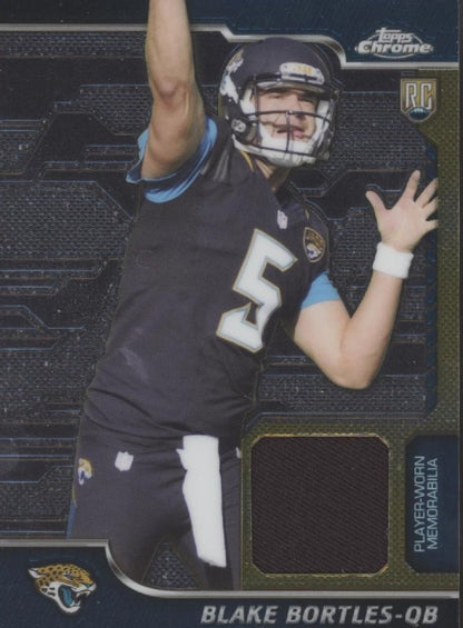 Blake Bortles 2014 Topps Chrome Swatch RC #RR - BB - Collector Store LLC