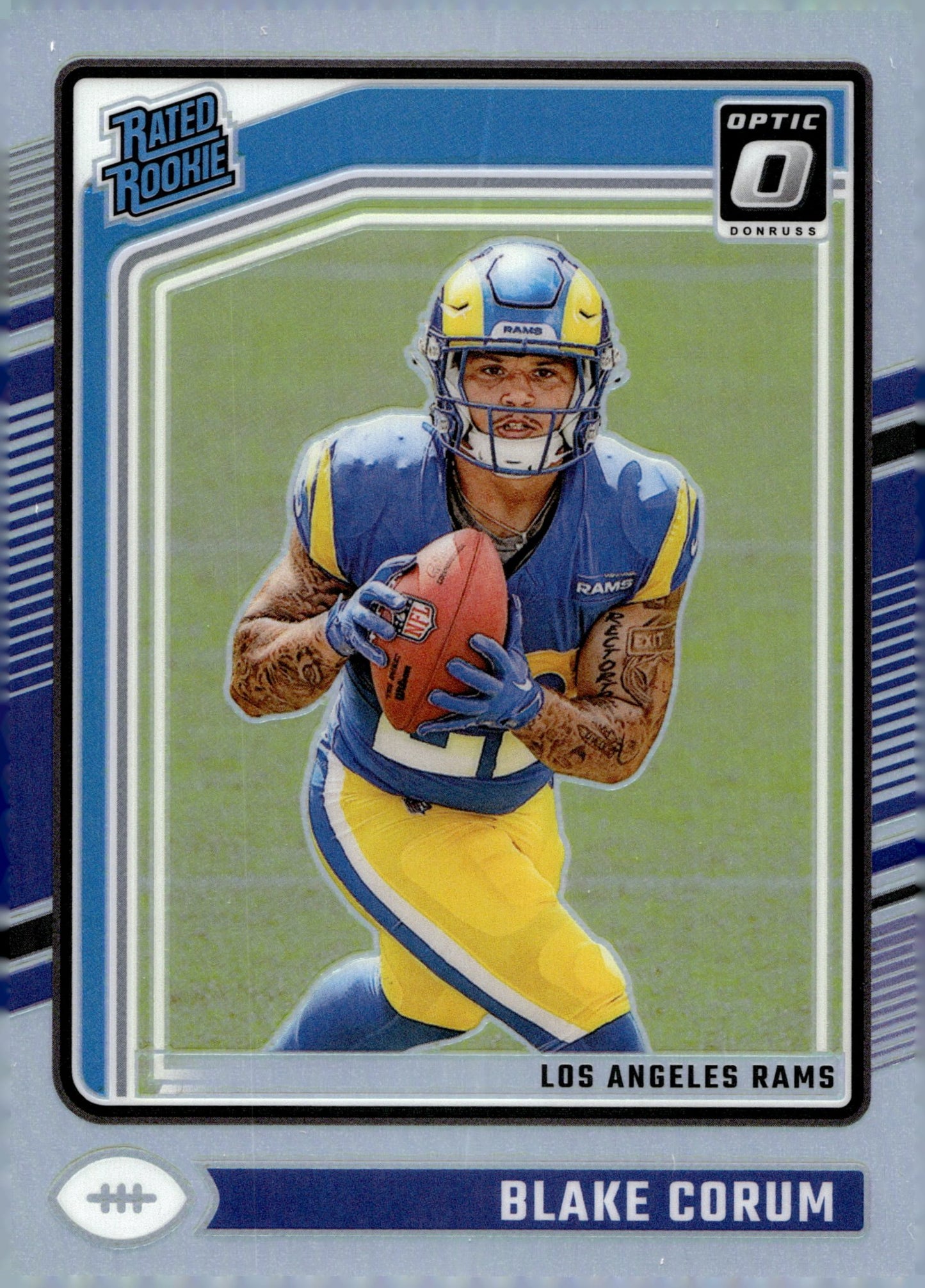 Blake Corum 2024 Panini Donruss Optic Prizm RC 208 - Collector Store LLC
