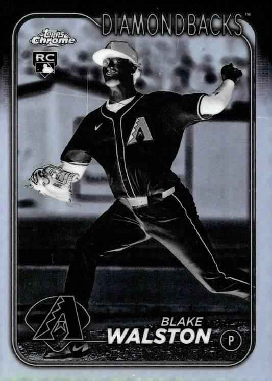 Blake Walston 2024 Topps Chrome Negative Refractor RC USC69 - Collector Store LLC