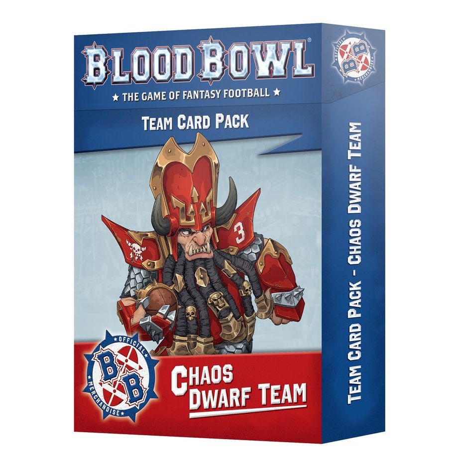 Blood Bowl: Chaos Dwarf Team – Card Pack - Collector Store LLC