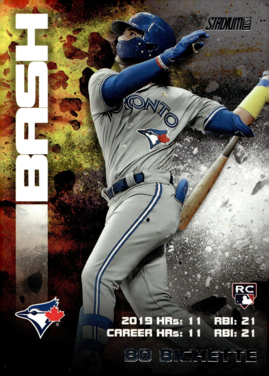 Bo Bichette 2020 Topps Stadium Club Bash & Burn RC BAB - 14 2 - Collector Store LLC