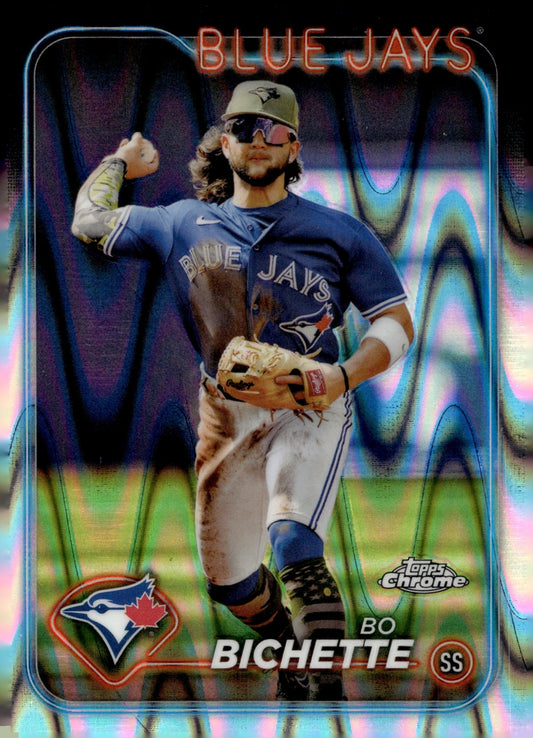Bo Bichette 2024 Topps Chrome Ray Wave Refractor 27 - Collector Store LLC