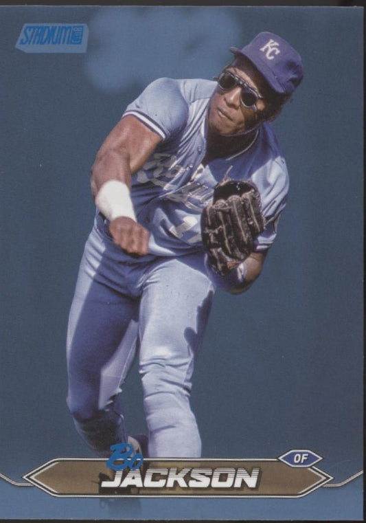 Bo Jackson 2024 Topps Stadium Club Blue 32/50 #185 - Collector Store LLC