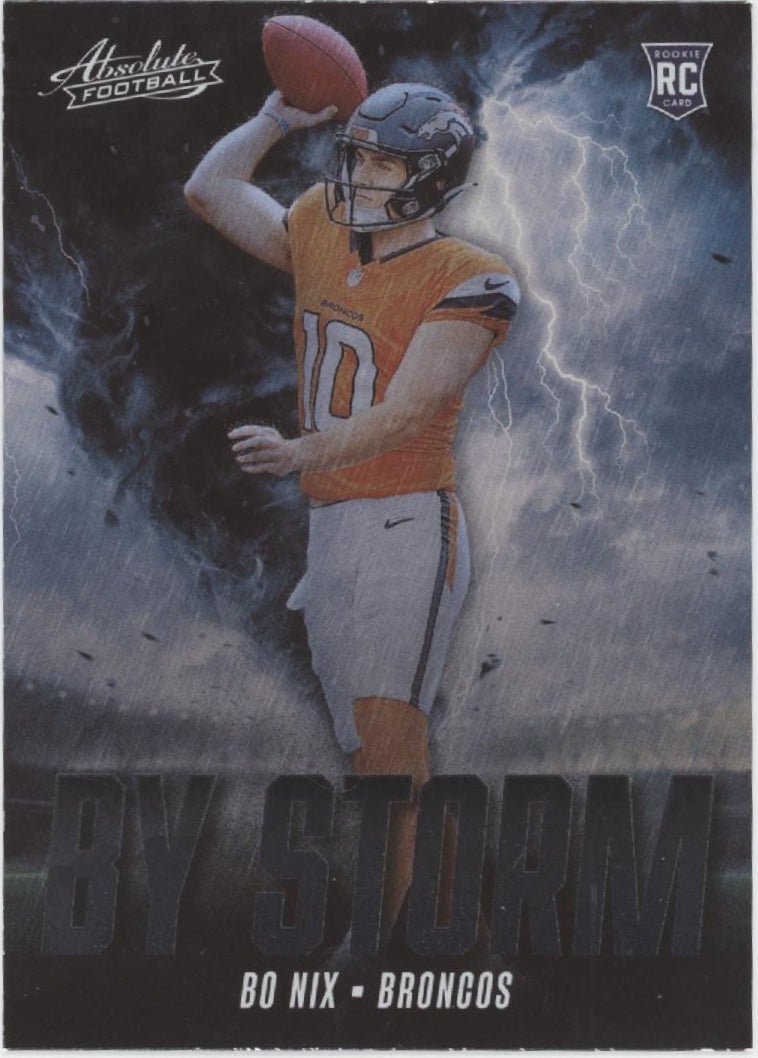 Bo Nix 2024 Panini Absolute By Storm RC #BS - BNX - Collector Store LLC