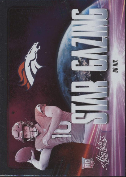 Bo Nix 2024 Panini Absolute Star Gazing RC #SG - BNX - Collector Store LLC