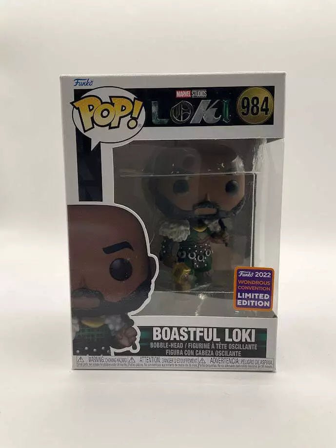 Boastful Loki Funko Pop! Heroes #984 2022 Wondrous Convention Limited Edition - Collector Store LLC