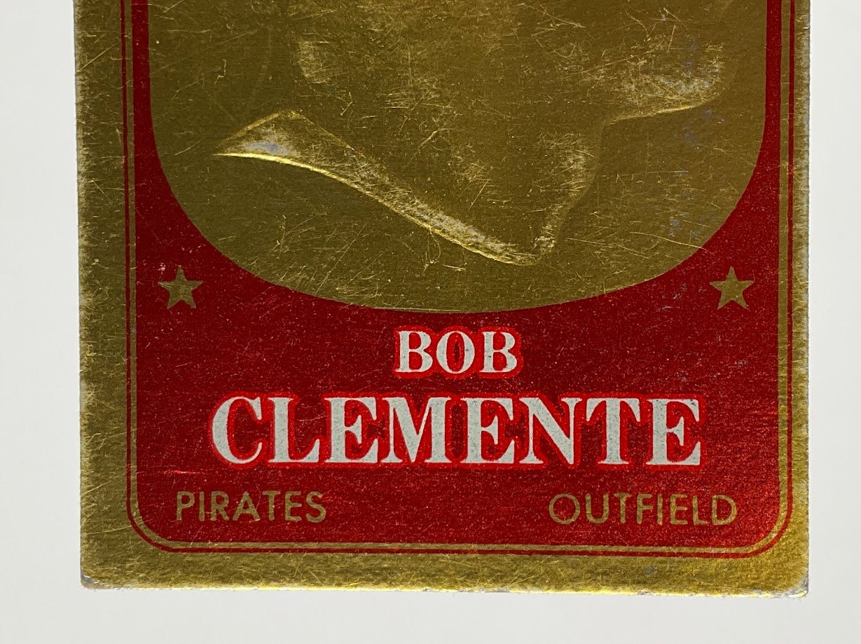 Bob Clemente 1965 Topps Embossed #19 Pittsburgh Pirates PR - Collector Store LLC