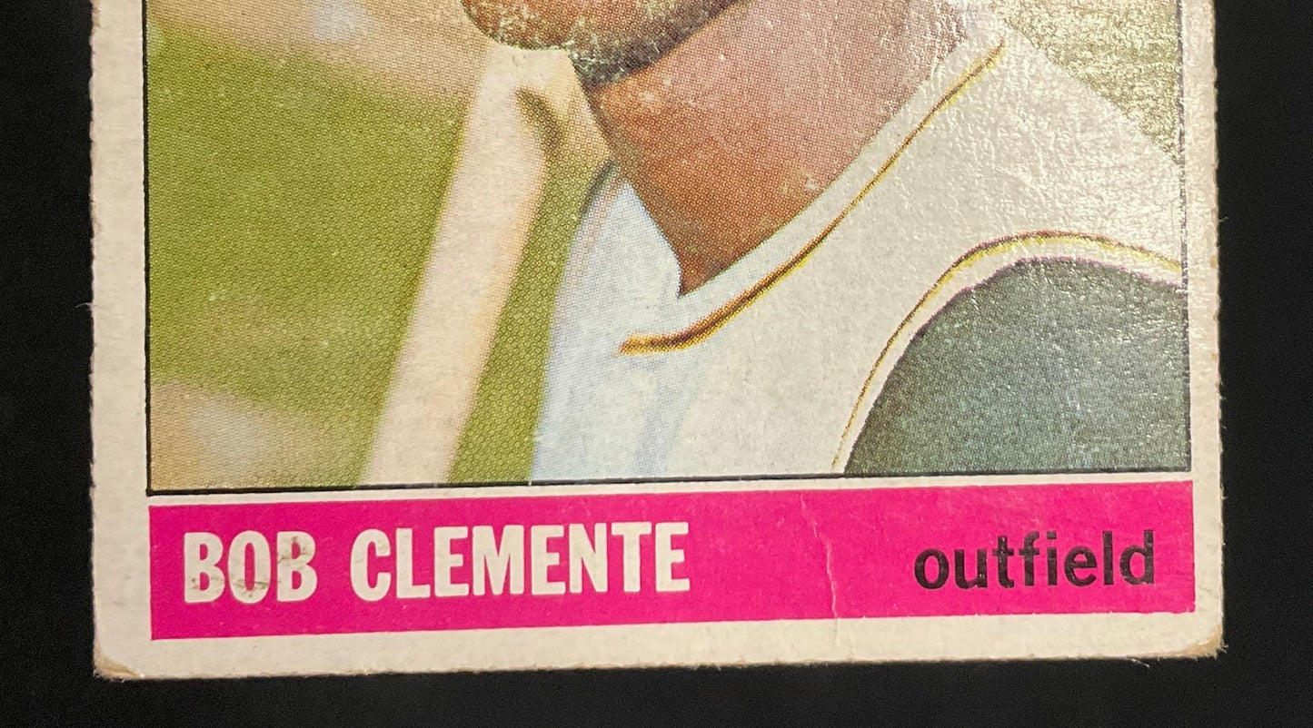 Bob Clemente 1966 Topps #300 Pittsburgh Pirates GD - Collector Store LLC