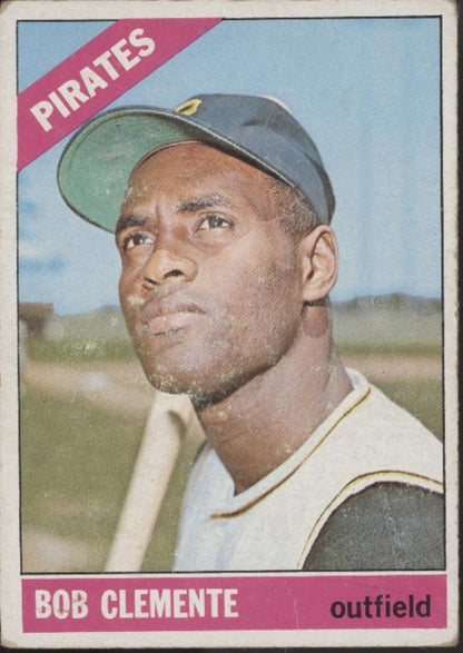 Bob Clemente 1966 Topps #300 Pittsburgh Pirates GD - Collector Store LLC