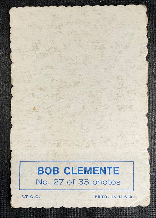 Bob Clemente 1969 Topps Deckle Edge #27 Pittsburgh Pirates GD #1 - Collector Store LLC