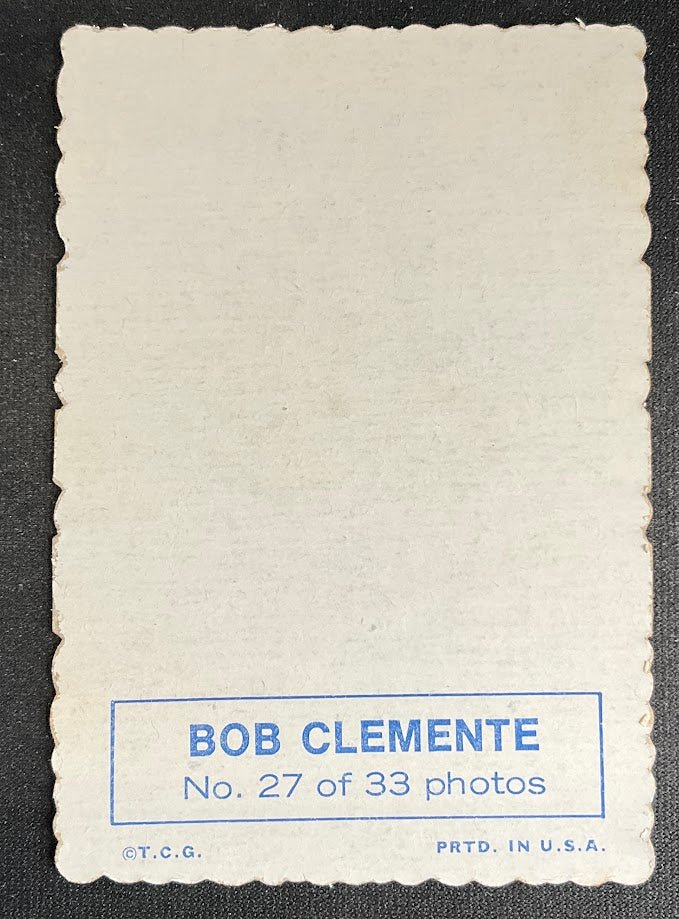 Bob Clemente 1969 Topps Deckle Edge #27 Pittsburgh Pirates GD #2 - Collector Store LLC