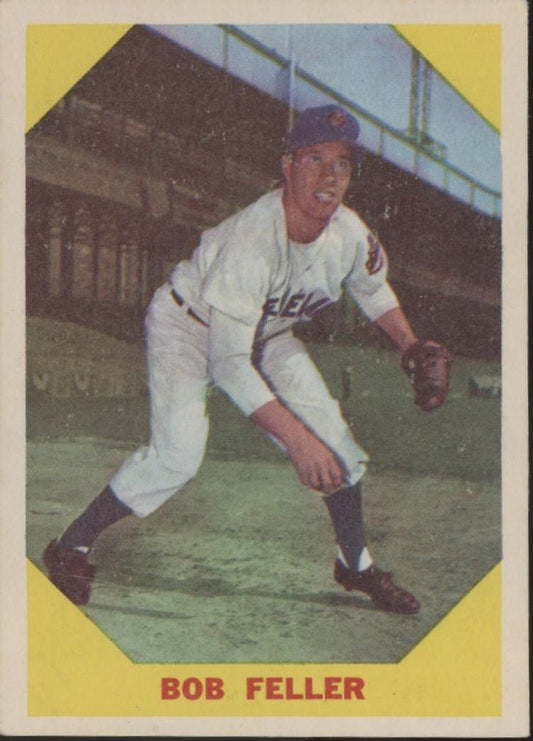 Bob Feller 1960 Fleer 26 Cleveland Indians VG - Collector Store LLC