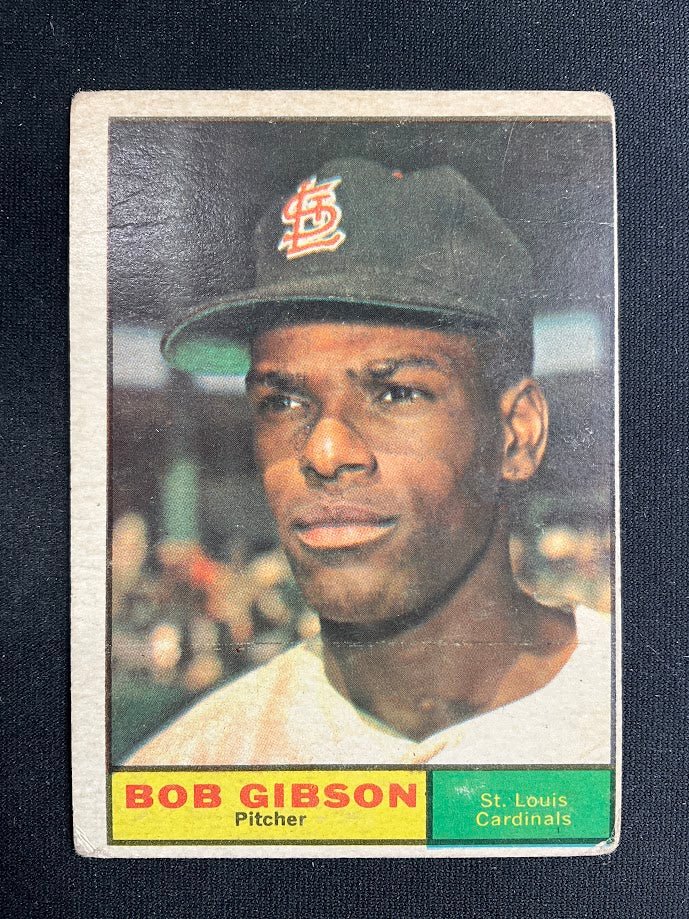 Bob Gibson 1961 Topps #211 St. Louis Cardinals VG - Collector Store LLC