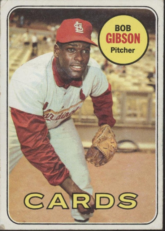 Bob Gibson 1969 Topps #200 St. Louis Cardinals GD - Collector Store LLC