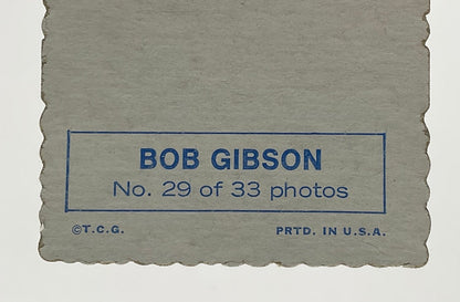 Bob Gibson 1969 Topps Deckle #29 St. Louis Cardinals EX - Collector Store LLC