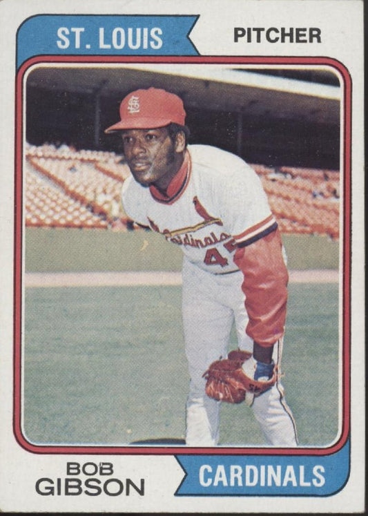 Bob Gibson 1974 Topps #350 St. Louis Cardinals EX - Collector Store LLC
