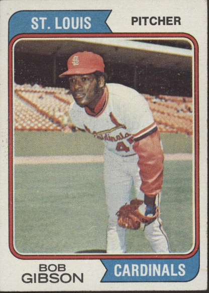 Bob Gibson 1974 Topps 350 St. Louis Cardinals VG - EX - Collector Store LLC