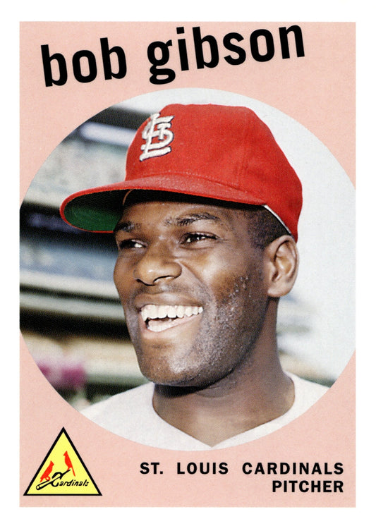 Bob Gibson 2006 Topps Rookie of the Week Reprint 19 - Collector Store LLC