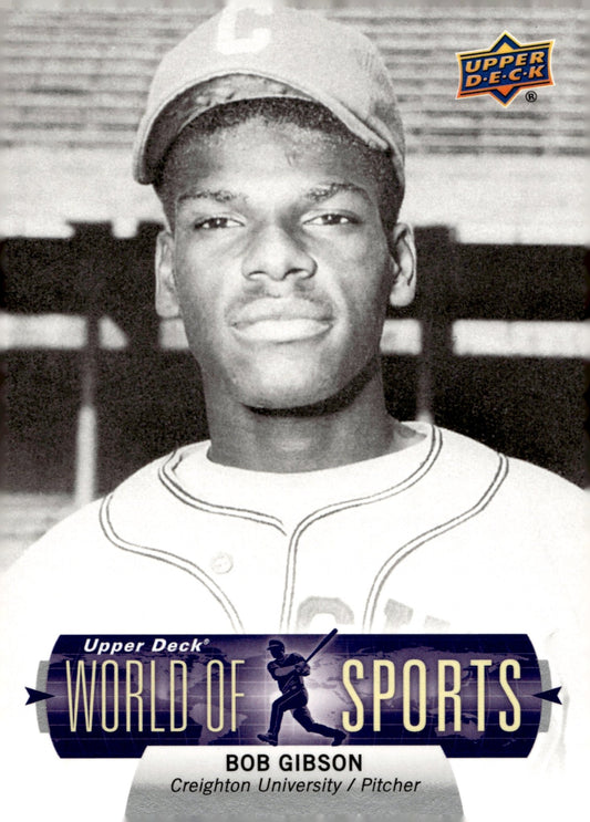 Bob Gibson 2011 Upper Deck World of Sports 308 - Collector Store LLC