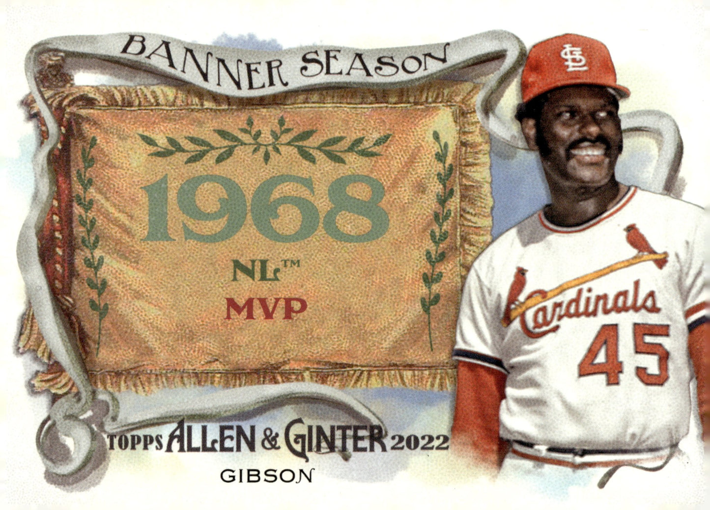 Bob Gibson 2022 Topps Allen & Ginter Banner Season BS - 1 - Collector Store LLC