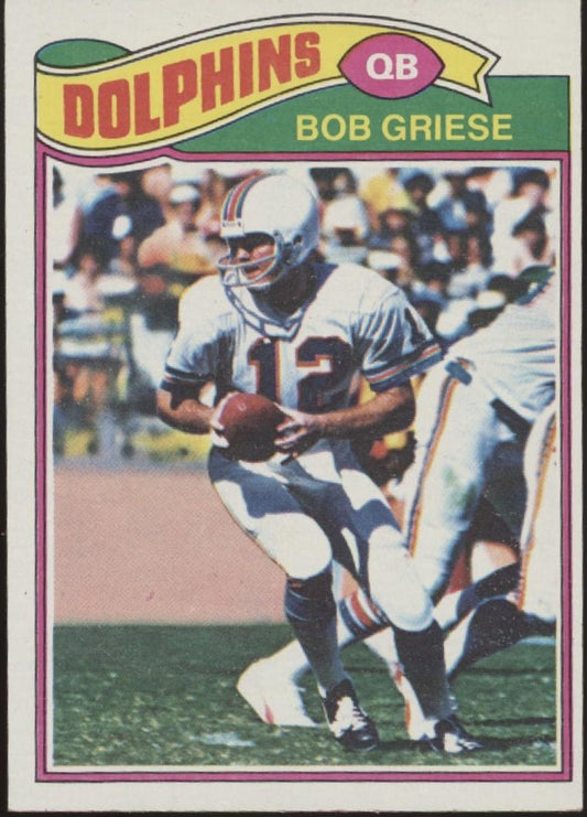 Bob Griese 1977 Topps #515 Miami Dolphins EX - Collector Store LLC