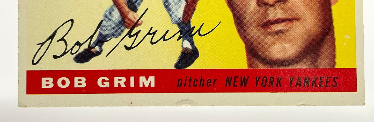 Bob Grim 1955 Topps RC 80 New York Yankees VG - EX - Collector Store LLC
