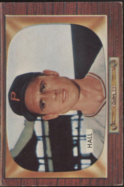 Bob Hall 1955 Bowman RC #113 Pittsburgh Pirates VG - EX - Collector Store LLC