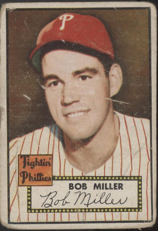 Bob Miller 1952 Topps #187 Philadelphia Phillies PR - Collector Store LLC